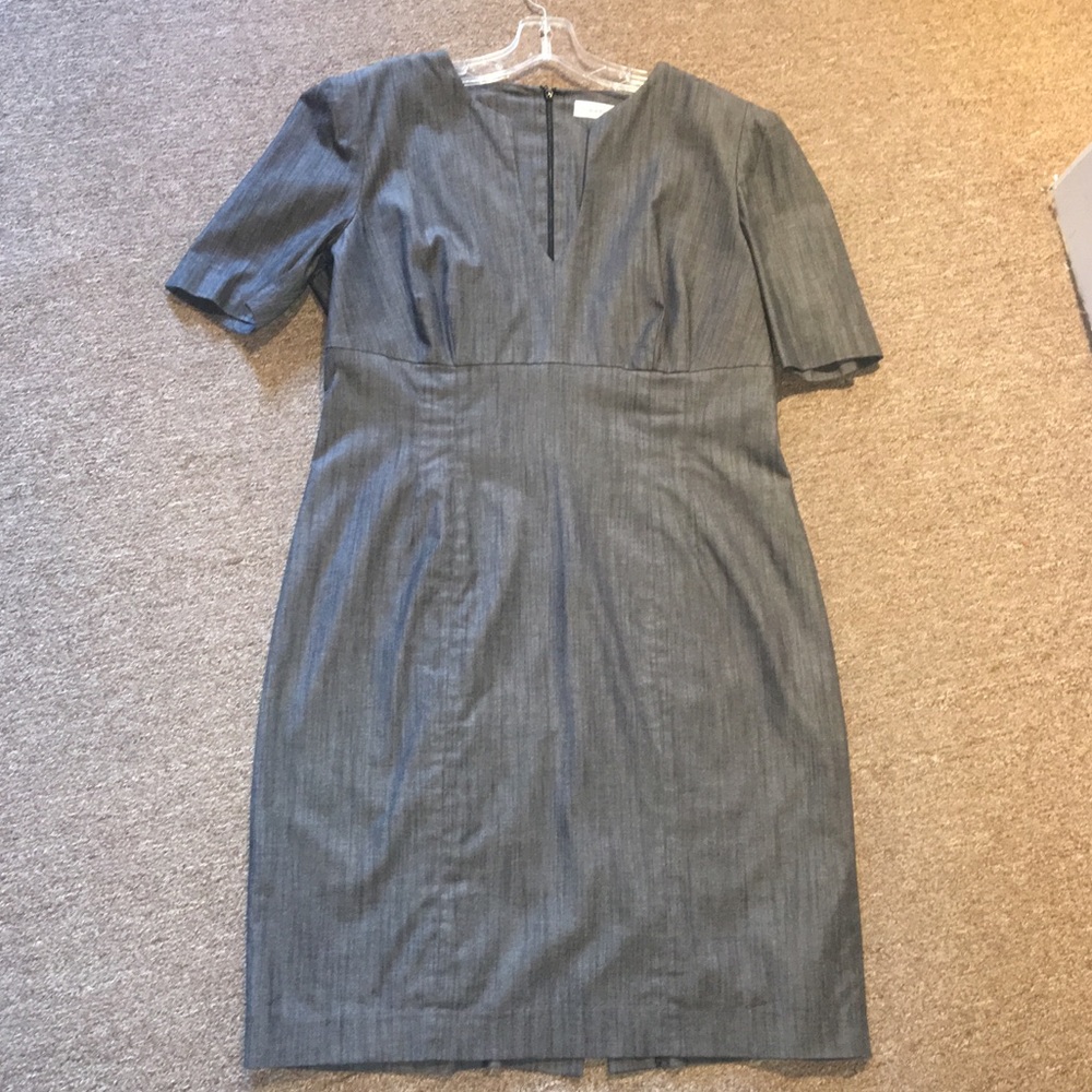 Calvin Klein Gray Midi Dress